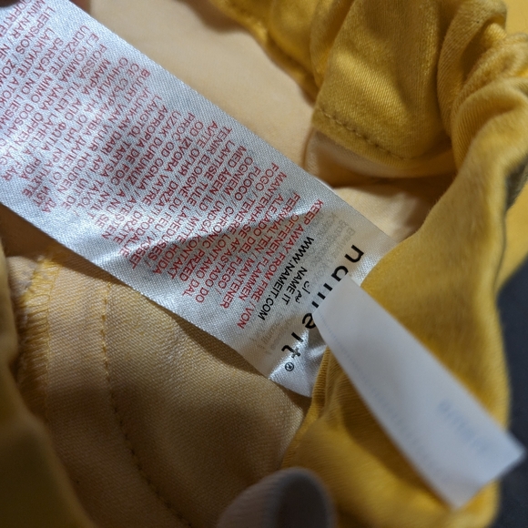 NWT Name it Yellow kids Capri pants size 13 Basic needs adjustable waist - Picture 5 of 10